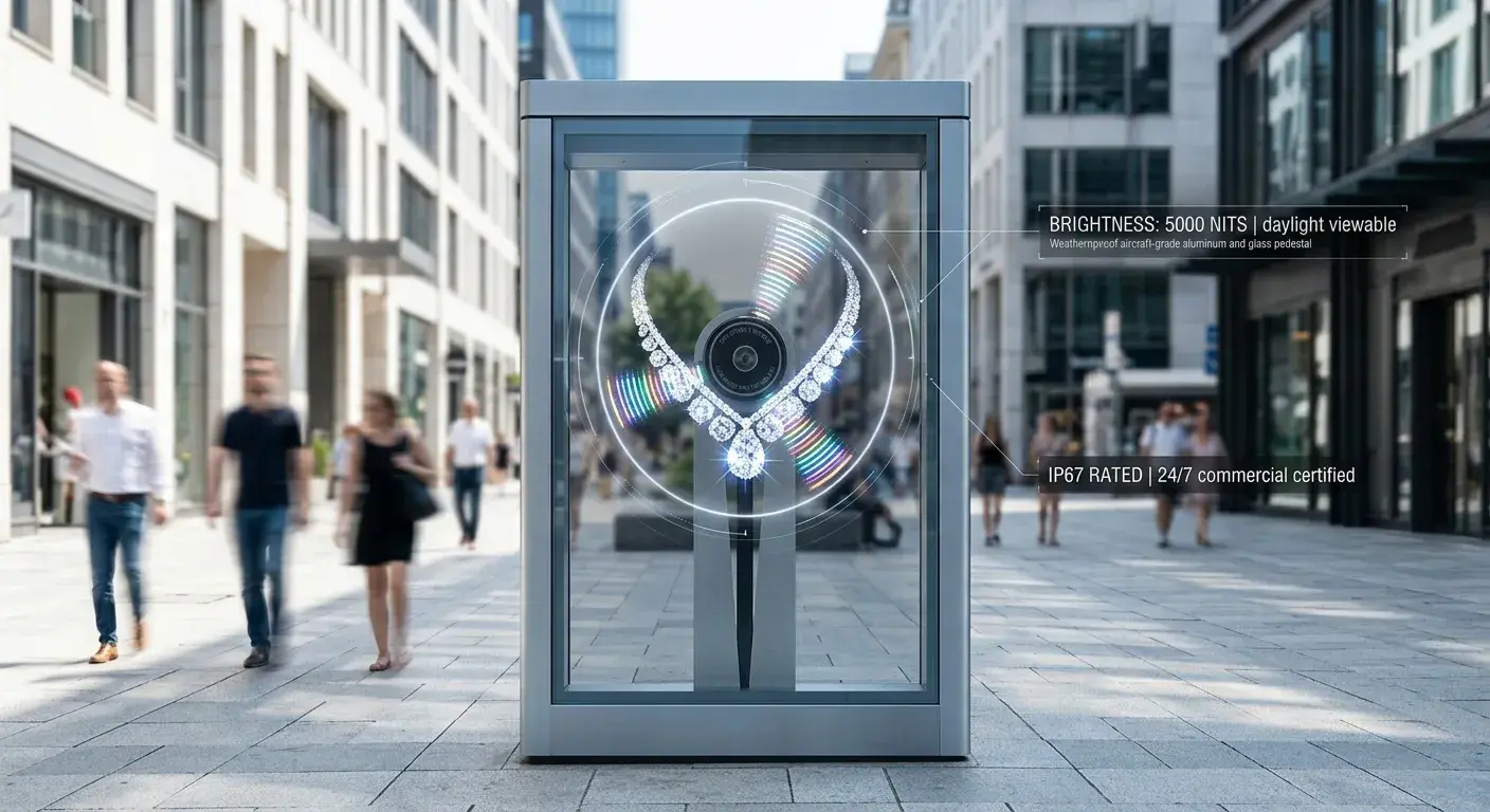 4-Blade Hologram Fan Shopping Mall