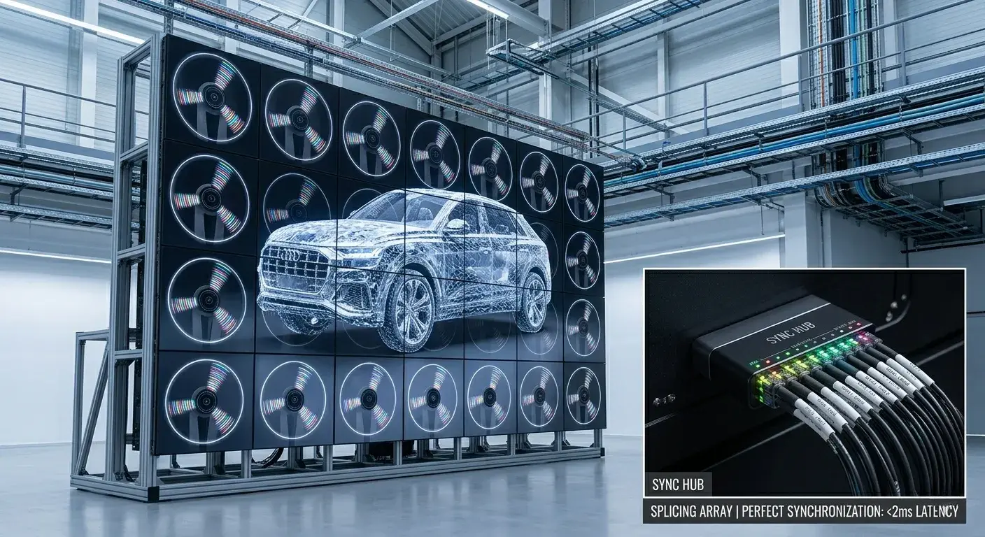 4-Blade Hologram Fan Shopping Mall